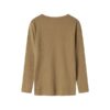 MarMar Copenhagen longsleeve rib dark bronze