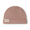 MarMar Copenhagen babymutsje Aiko wol pointelle burnt rose