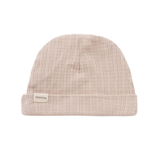 MarMar Copenhagen babymutsje aiko pointelle rib soft beige