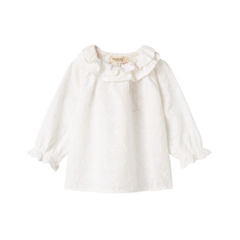 MarMar Copenhagen blouse Tonello katoen bow white