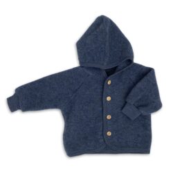 Engel natur jasje wol wolfleece blauw