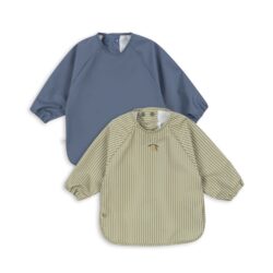 Konges Slojd slabben met mouw 2pack tea-stripe en flint-stone