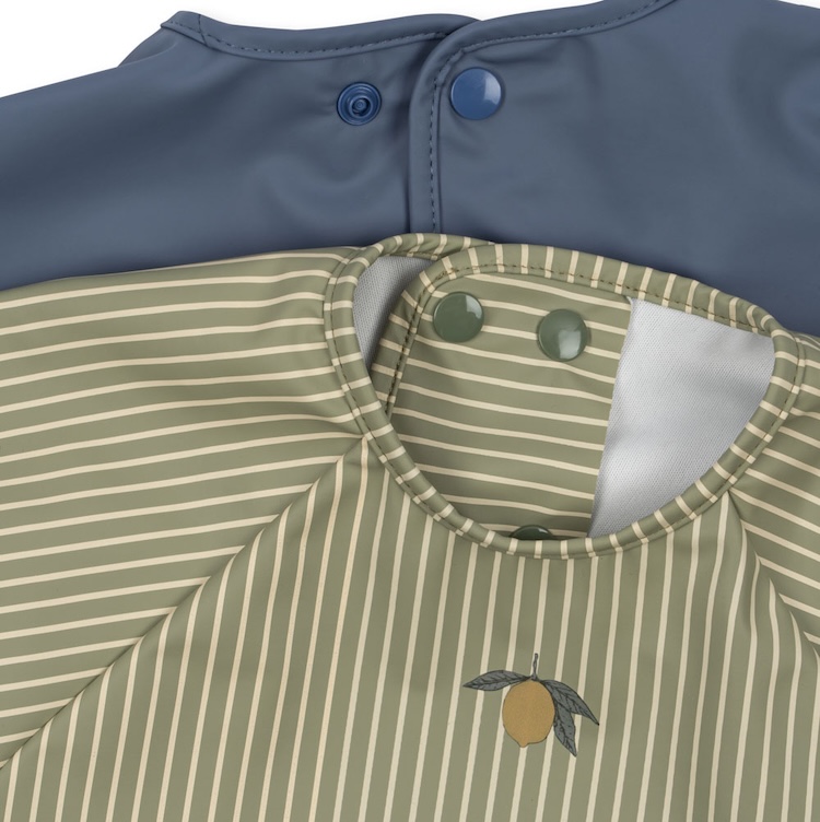 Konges Slojd slabben met mouw 2pack tea-stripe en flint-stone