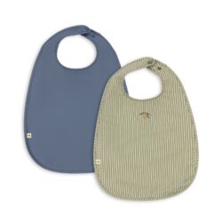 Konges Slojd slabben 2pack tea-stripe en flint-stone