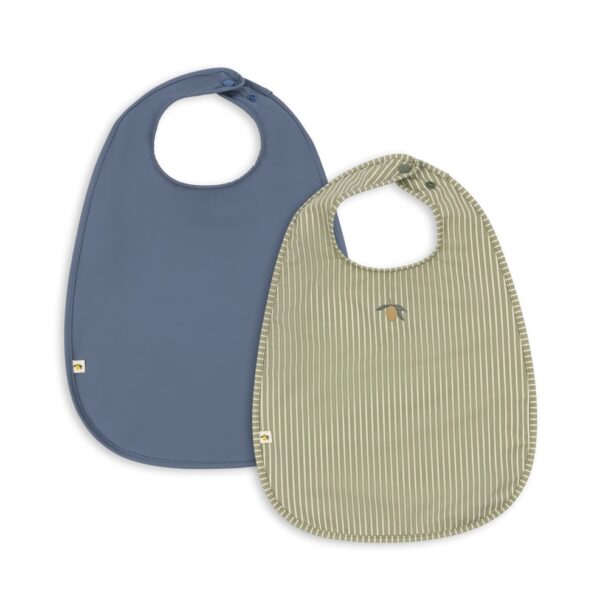 Konges Slojd slabben 2pack tea-stripe en flint-stone