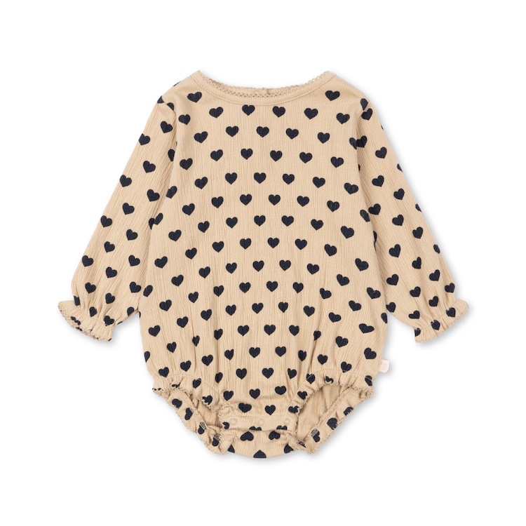 Konges Sløjd romper met lange mouw Chleo coeur eclipse