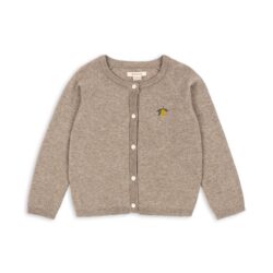 Konges Sløjd gebreid vest Mattou light brown