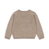 Konges Sløjd gebreid vest Mattou light brown