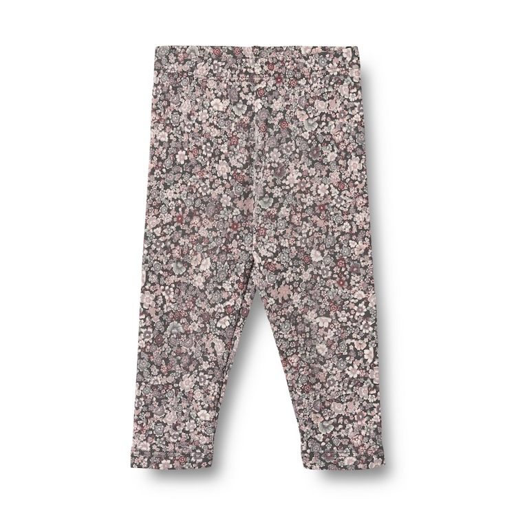 Wheat legging Jules Purple stone flowers