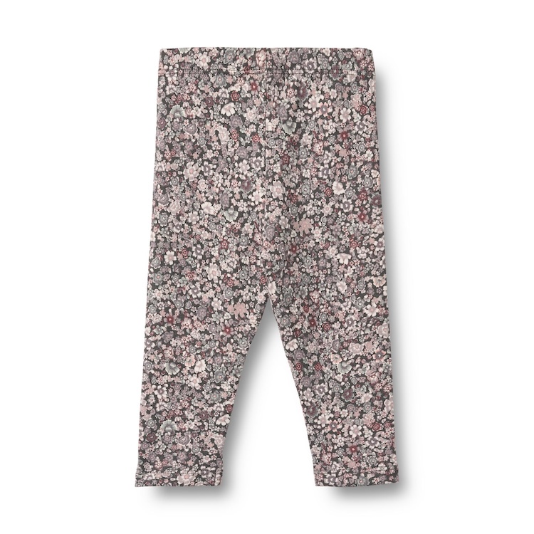 Wheat legging Jules Purple stone flowers