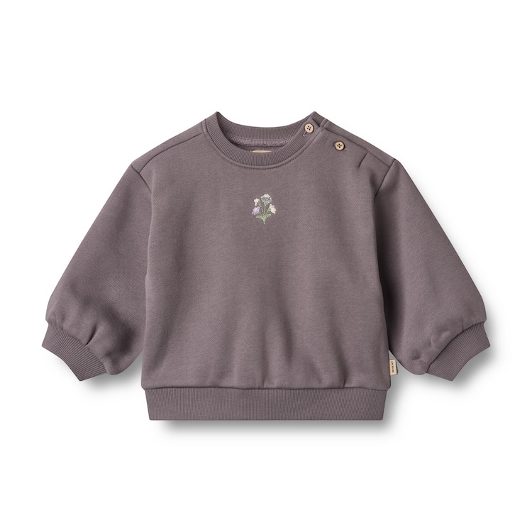 Wheat trui eliza purple stone