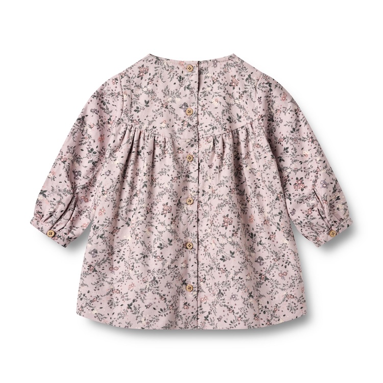 Wheat jurk Fenja lilac checked flower