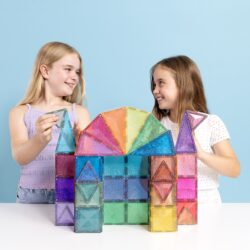 Connetix magnetisch speelgoed glitter castle set 48 stuks