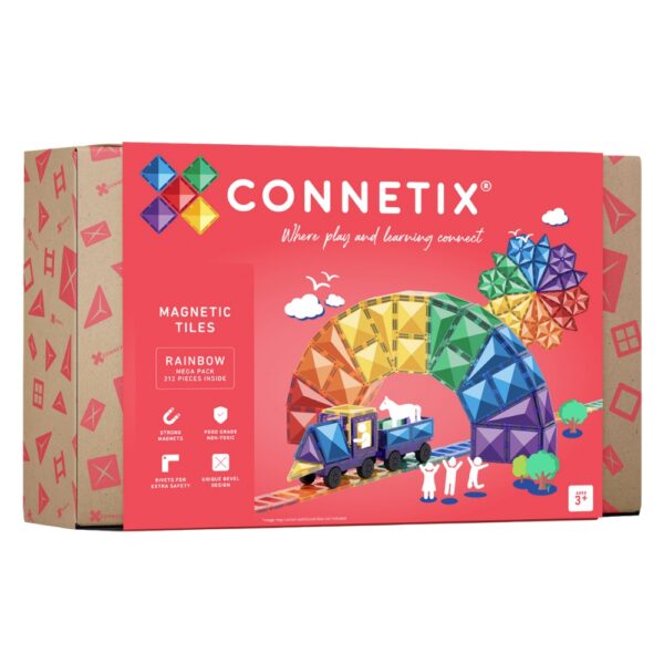 Connetix magnetisch speelgoed mega set pastel 212 stuks