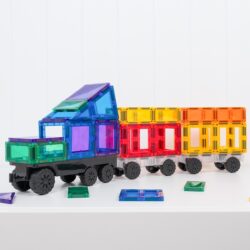 Connetix magnetisch speelgoed transporter set rainbow 50stuks