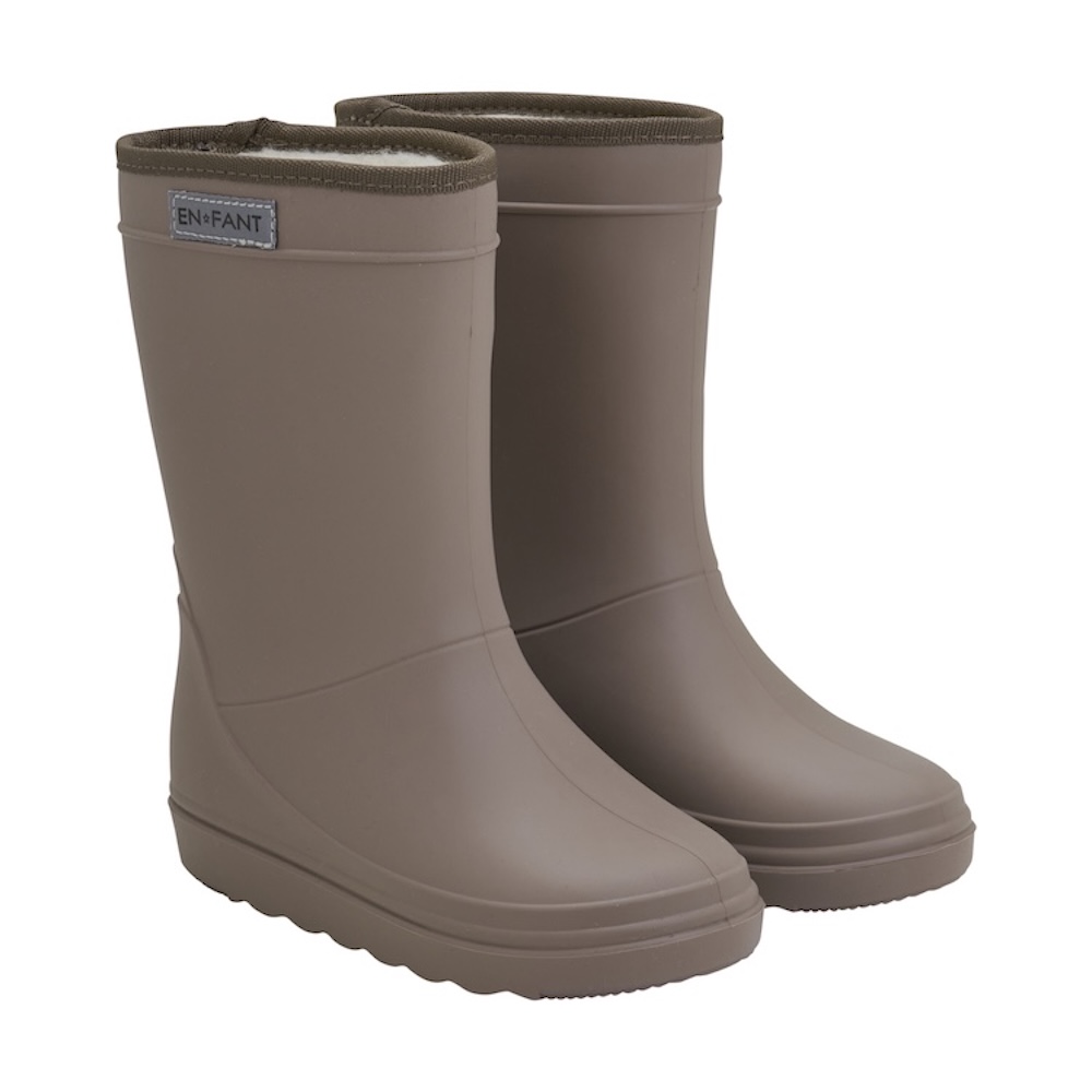 Enfant thermoboots pine bark taupe
