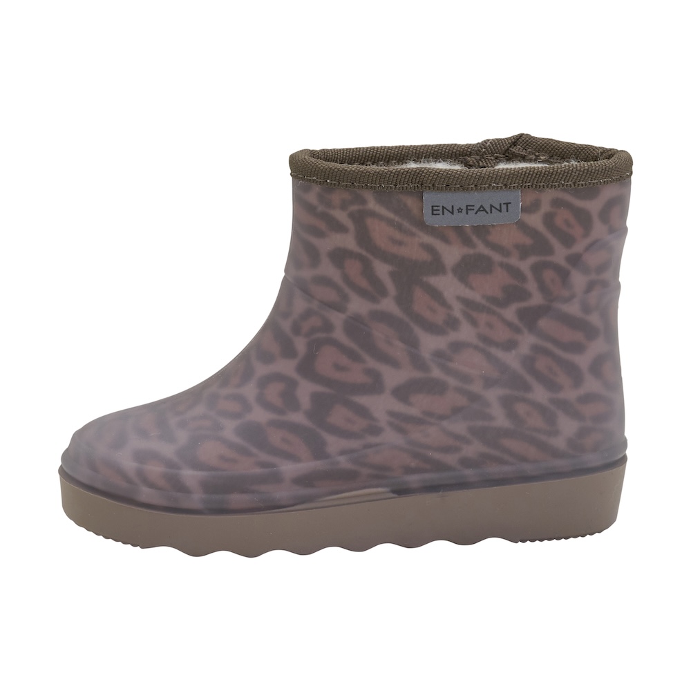 Enfant thermoboots laag leopard