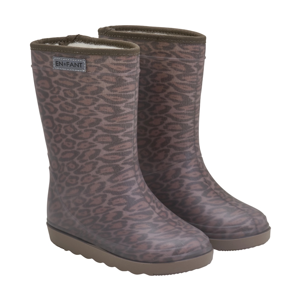 Enfant thermoboots leopard pine