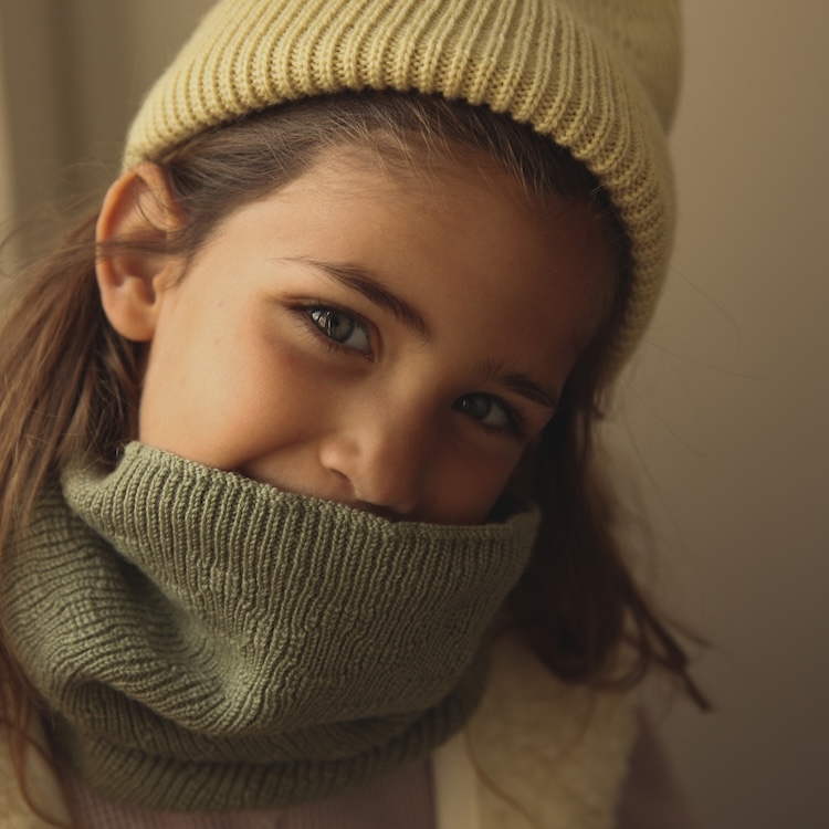 Hvid sjaal tube colsjaal Gigi