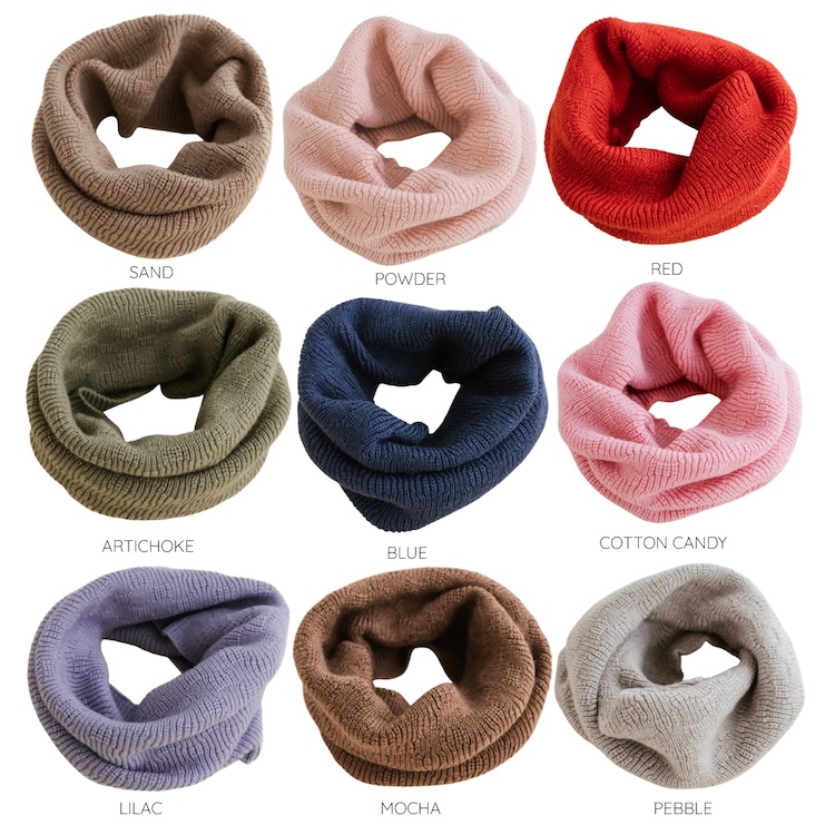 Hvid sjaal tube colsjaal Gigi