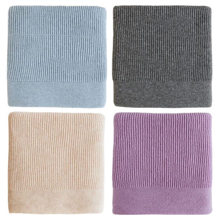 Hvid deken gaston beige pencil lavender frost blue