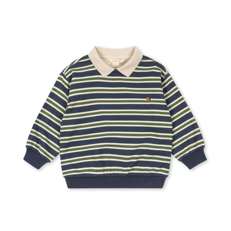 Konges Sløjd longsleeve polo spellbound stripe