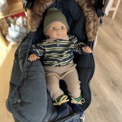 Konges Sløjd polo romper lange mouwen spellbound stripe