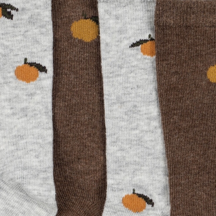 Konges Sløjd 2-pack sokken lemon