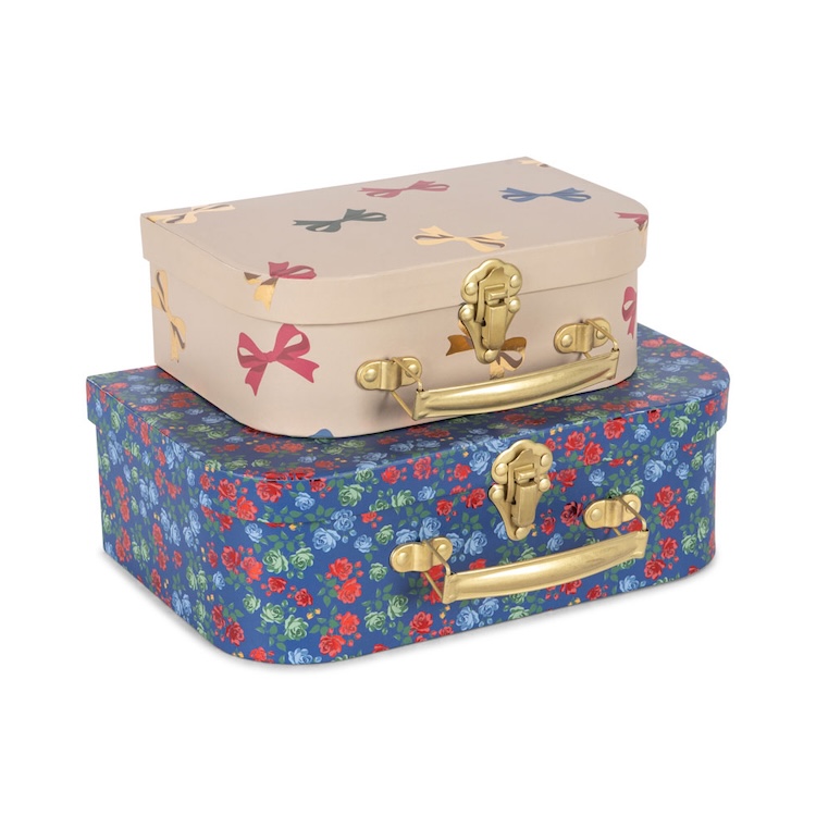 Konges Sløjd 2-pack koffertjes magia blue bow
