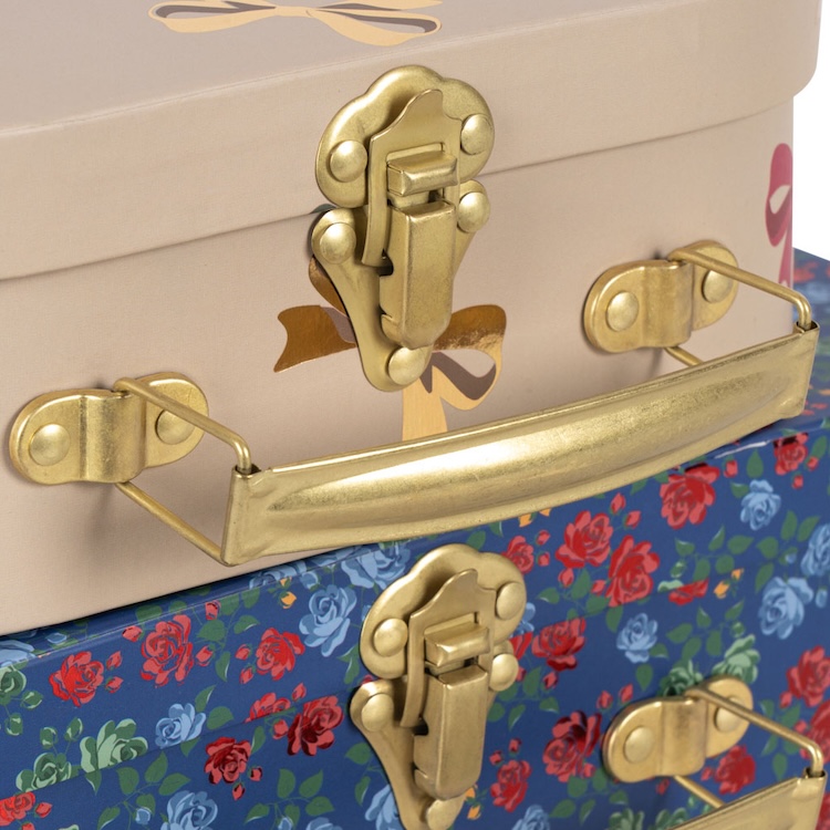 Konges Sløjd 2-pack koffertjes magia blue bow