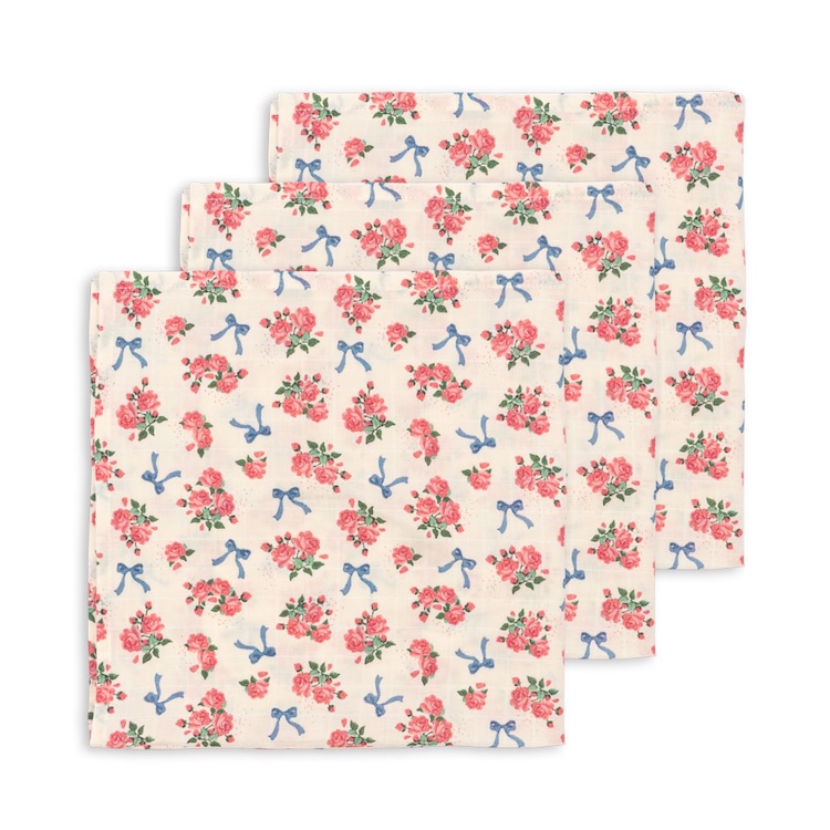 Konges Sløjd 3-pack hydrofiele doeken bella rosita