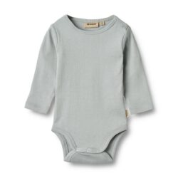 Wheat romper Spencer met lange mouw soft rain