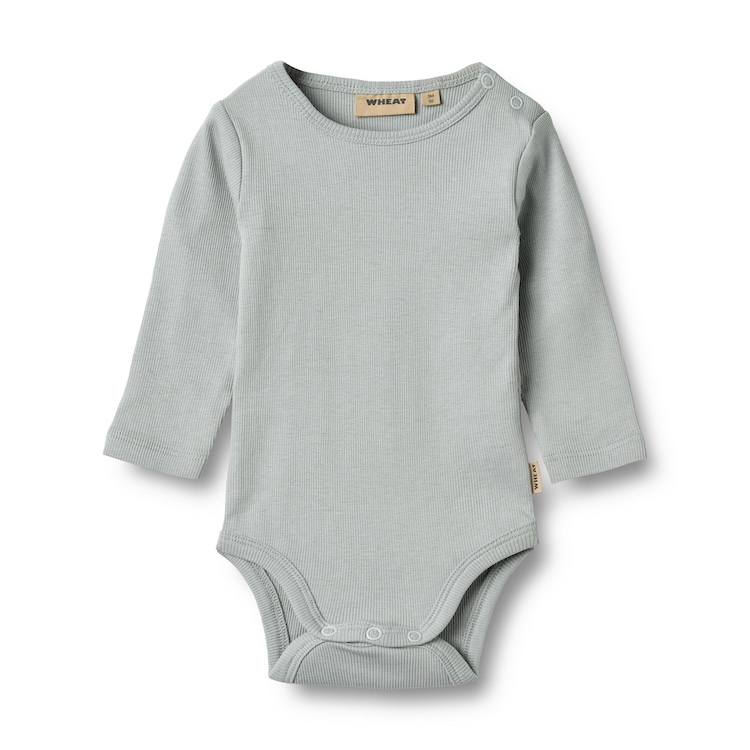 Wheat romper Spencer met lange mouw soft rain