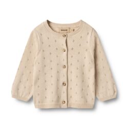Wheat vest gebreid knit cardigan maia offwhite