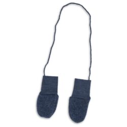 Engel natur wantjes wolfleece blauw