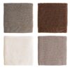 Hvid babydeken blanket Dora sand otter cream mocha