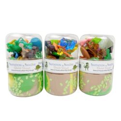 Invitation to imagine speelklei play pot dino dinosaur