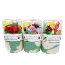 Invitation to imagine speelklei play pot dino garden tuin vriendjes