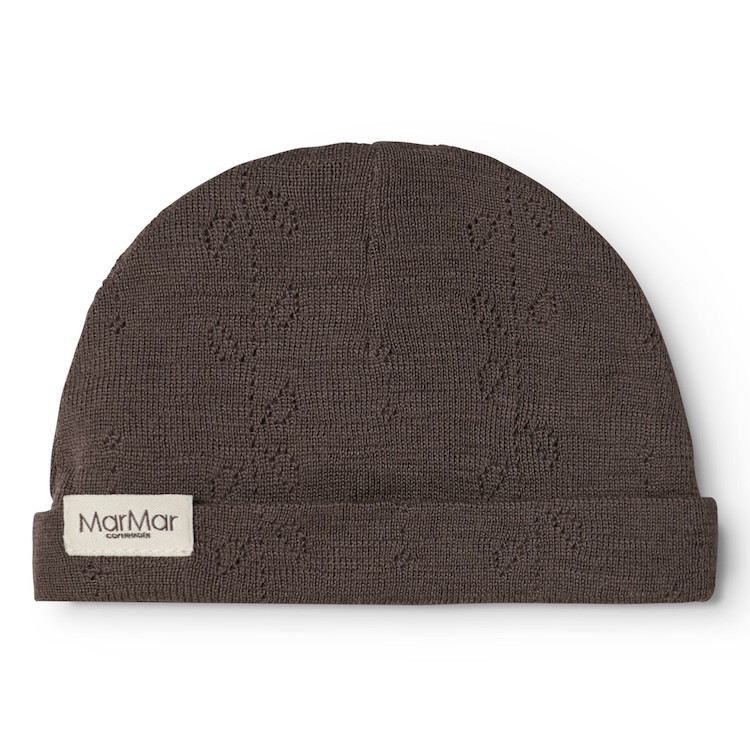 MarMar Copenhagen babymutsje Aiko wol pointelle terre