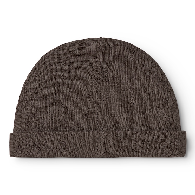 MarMar Copenhagen babymutsje Aiko wol pointelle terre