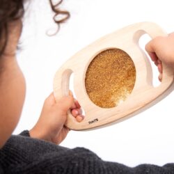 Tickit sensorisch speelgoed glitterpaneel goud