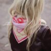 Atelier Pomme sjaaltje scarf blowy bubblegum