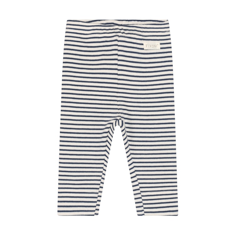 Fixoni legging gestreept rib dark navy