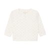 Fixoni longsleeve overslag rib gardenia white