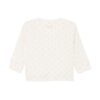 Fixoni longsleeve overslag rib gardenia white