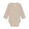 Fixoni romper met lange mouw rib beige melange