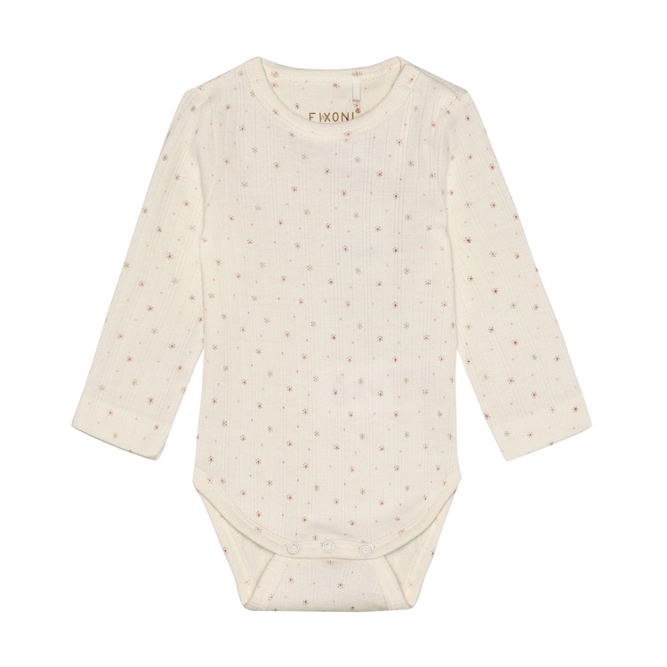 Fixoni romper met lange mouw eggnog