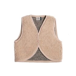 Alwero bodywarmer Lulu Light sand-brown 100% merinowol