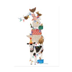 Ansichtkaart cijferkaart 1 jaar getekenddoorzusje