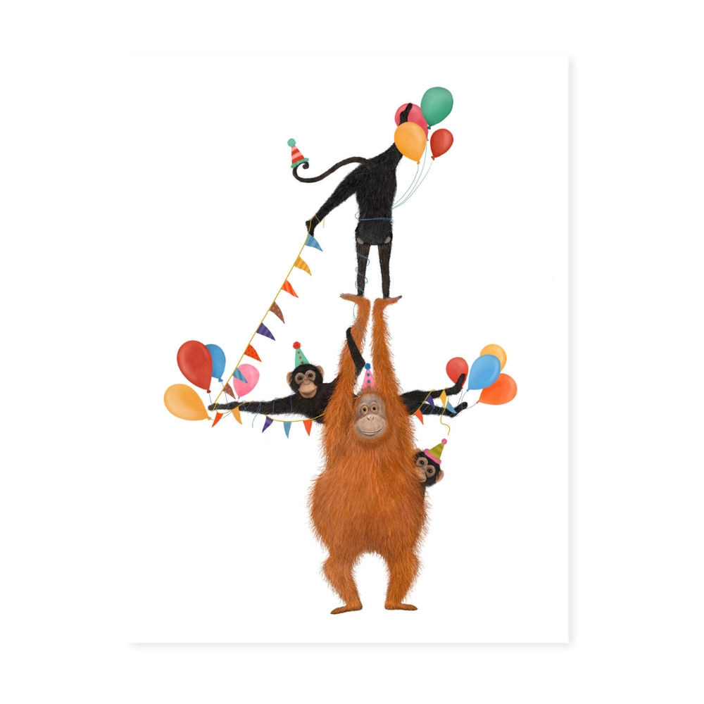 Ansichtkaart cijferkaart 4 jaar getekenddoorzusje